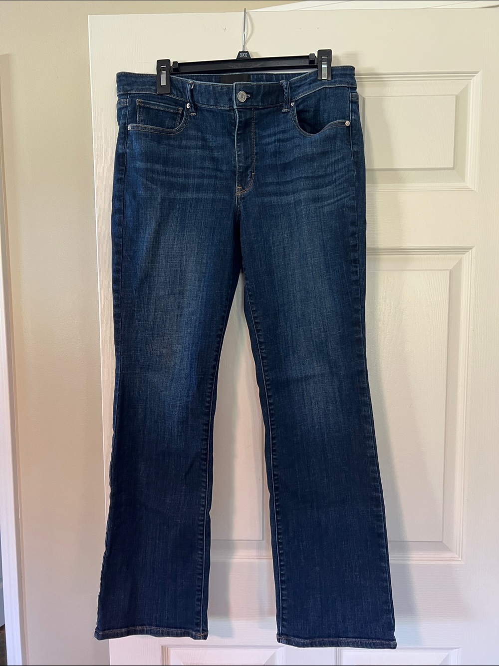 White House Black Market Dark Indigo Bootcut Jeans
